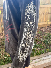 "Despair" Premium Longsleeve Tee in Faded Black