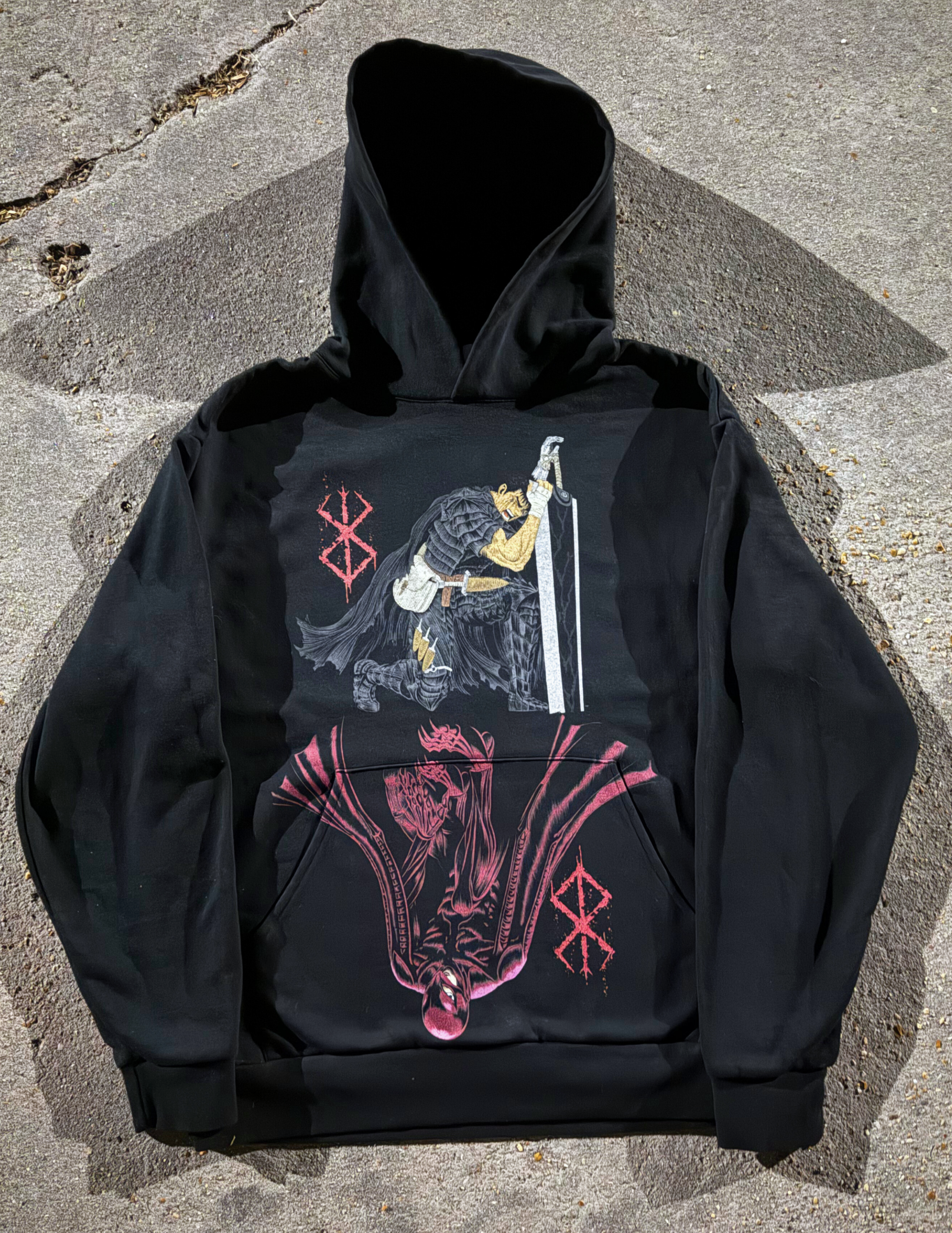 “Despair” Premium Hoodie In Black