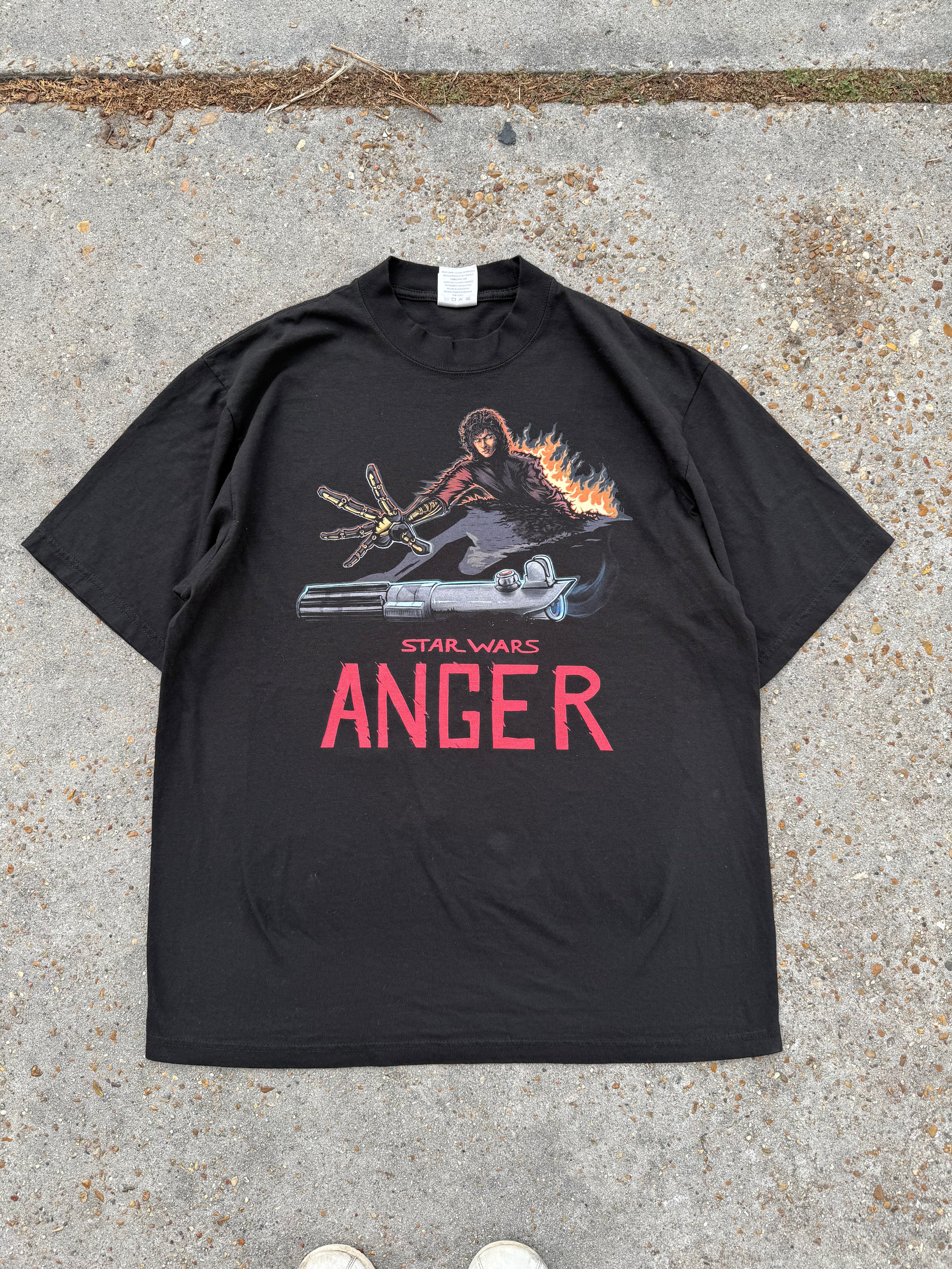 “Burnt” Premium Tee In Black