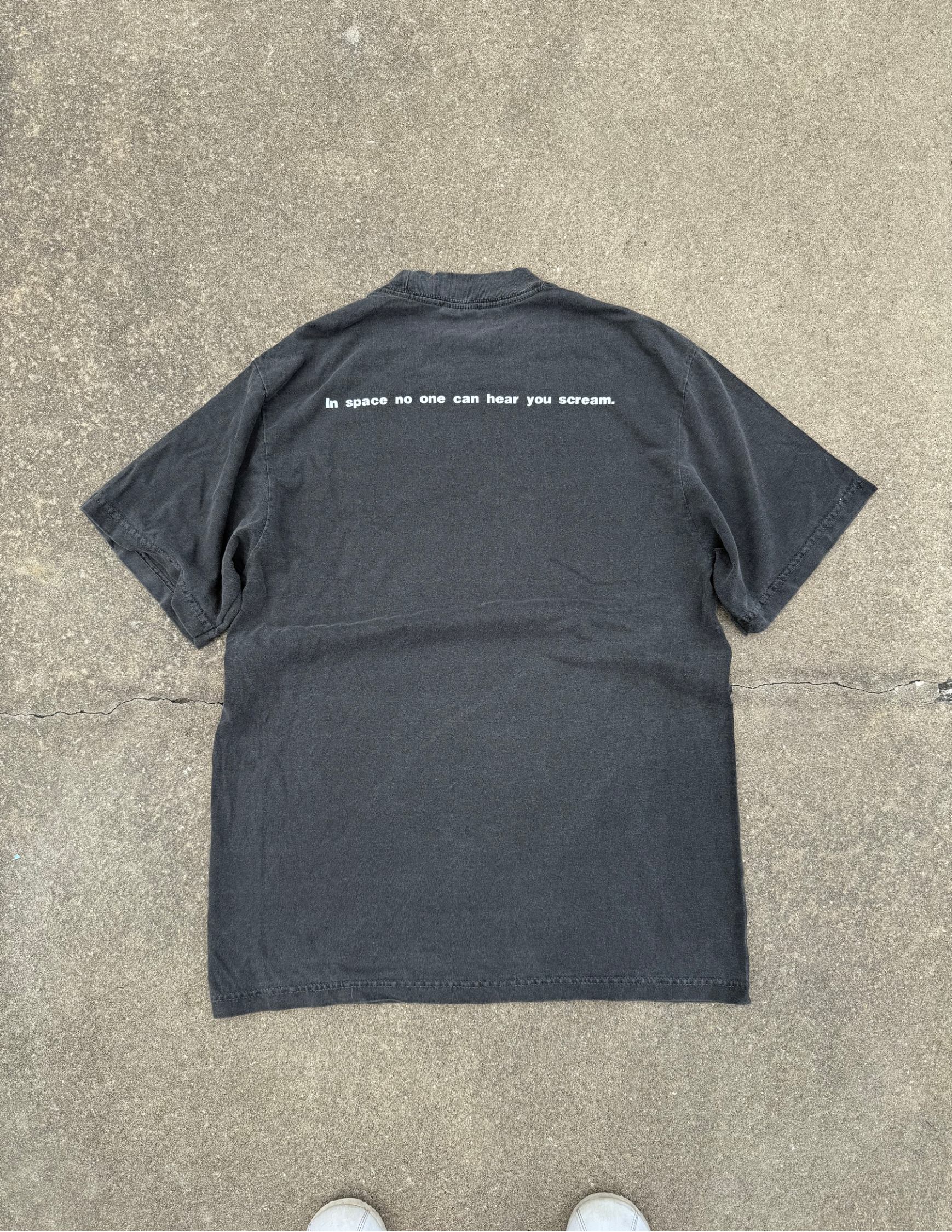 "Cosmic Yearning" Premium Tee In Faded Black