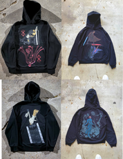 BUNDLE (2) “Dark Side & Despair” Premium Hoodies In Black