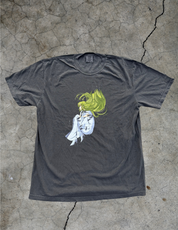 “Hundred Years of Yearning” Essential Tee In Faded Black