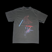 "Dark Side" Premium Tee In Faded Black