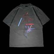 "Dark Side" Premium Tee In Faded Black
