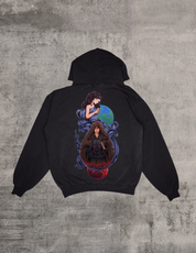 “Corrupted Love” Premium Hoodie In Off-Black
