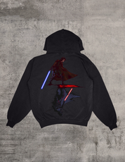 “Dark Side V2” Premium Hoodie In Off-Black