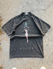 "Cosmic Yearning" Premium Tee In Faded Black