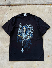 “Love Me to Death" Front and Back Version Premium Tee In Black