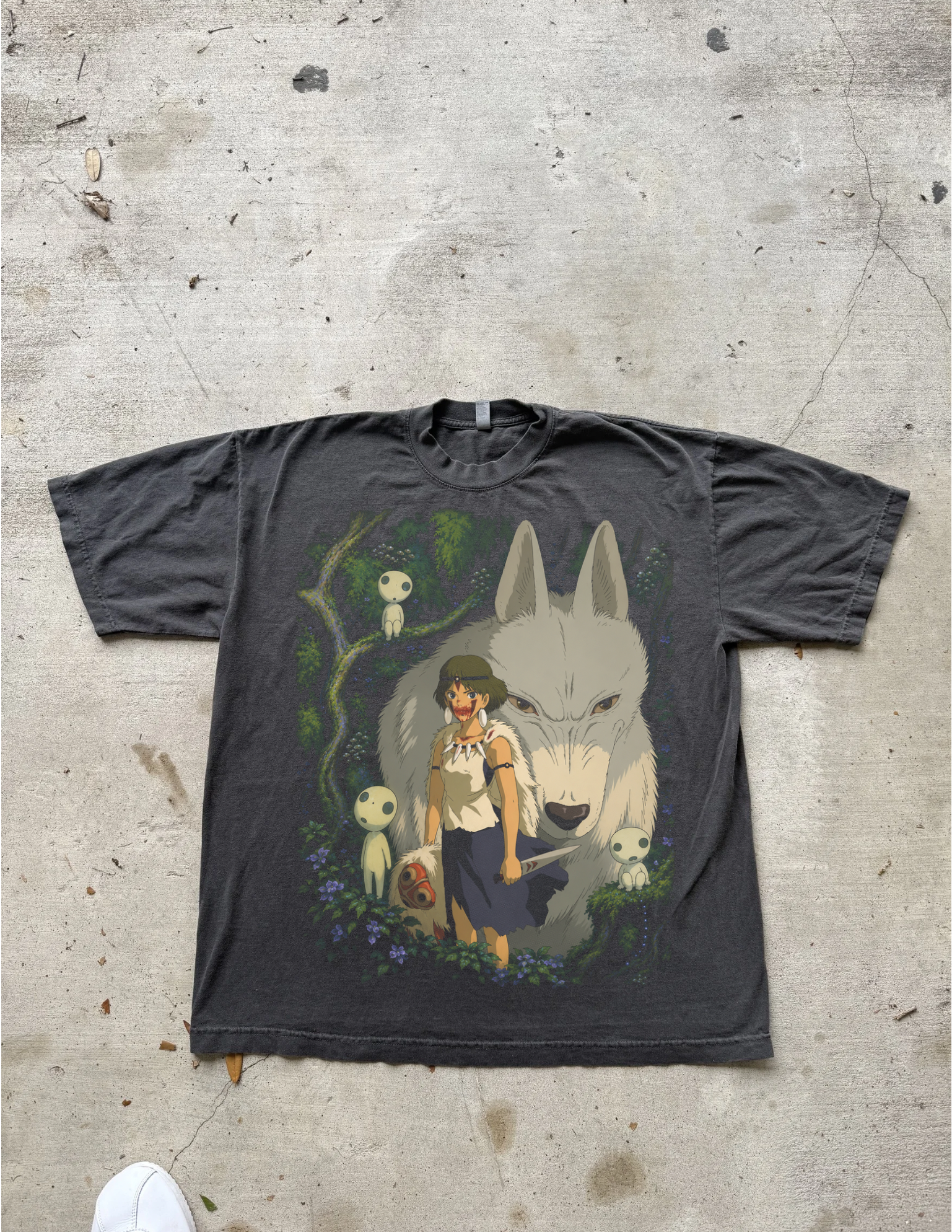 “Princess” Premium Tee in Faded Black
