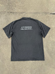 “Channel Chasers” Premium Tee In Faded Black