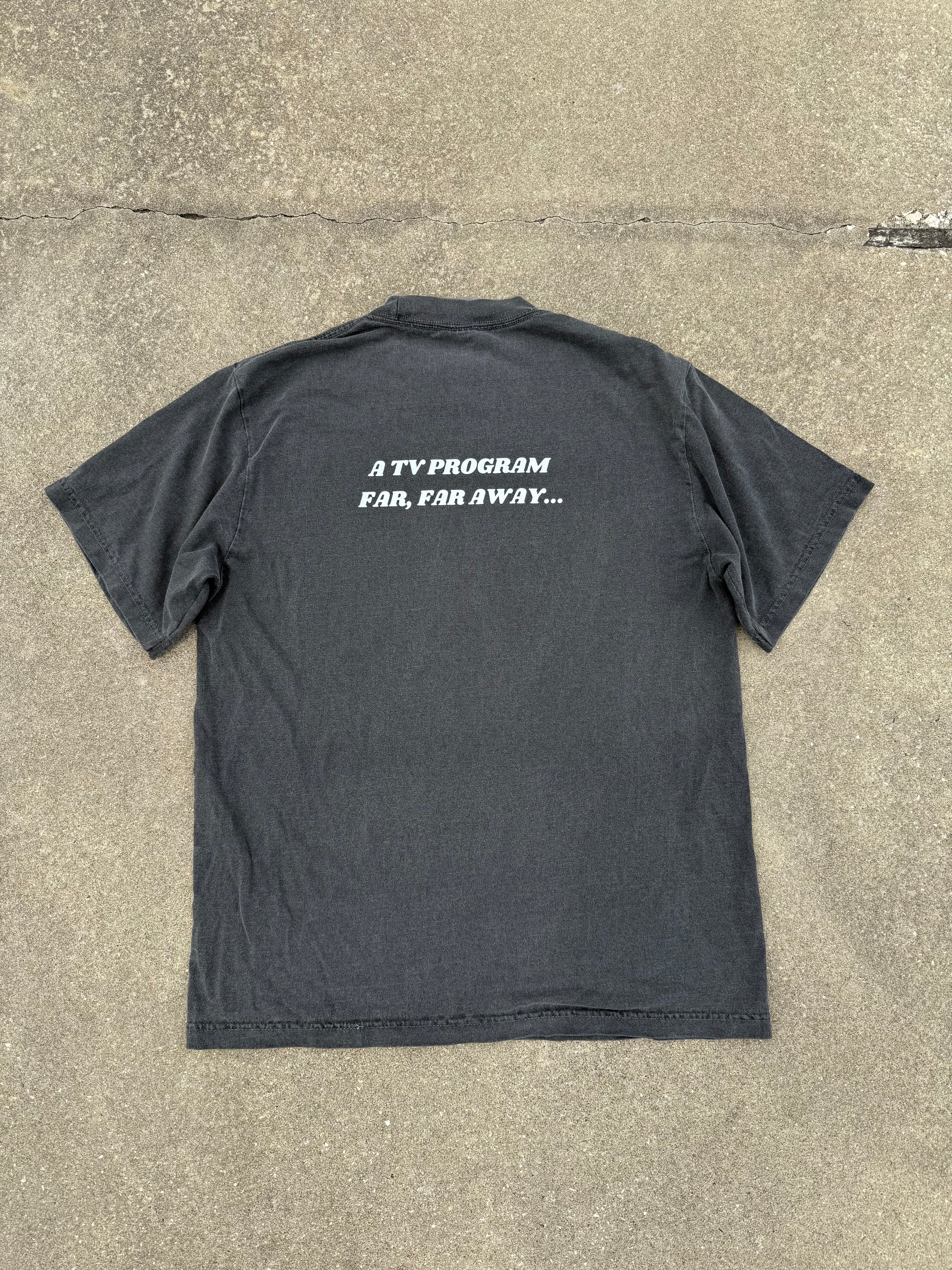 “Channel Chasers” Premium Tee In Faded Black