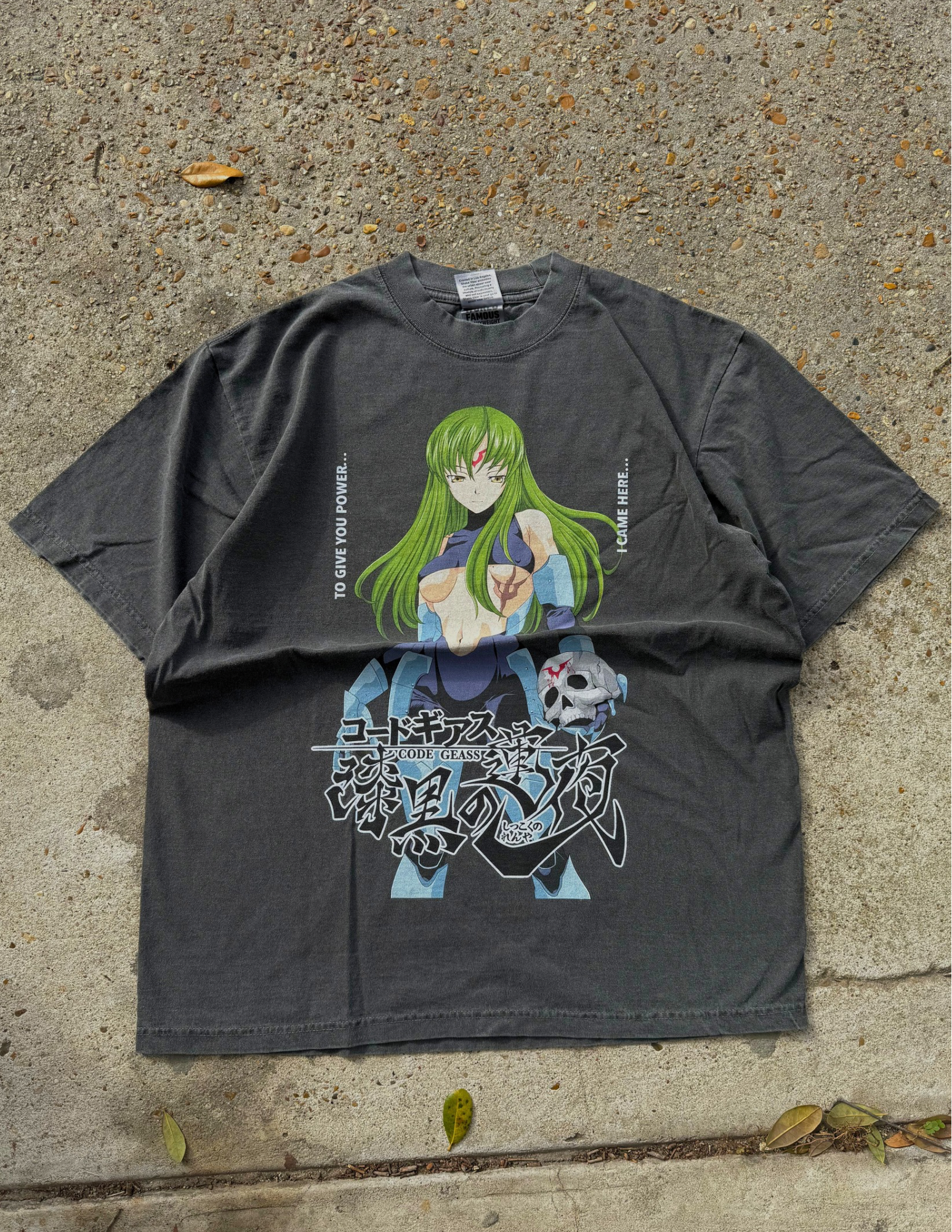 “Blessing or Curse” Premium Tee In Faded Black