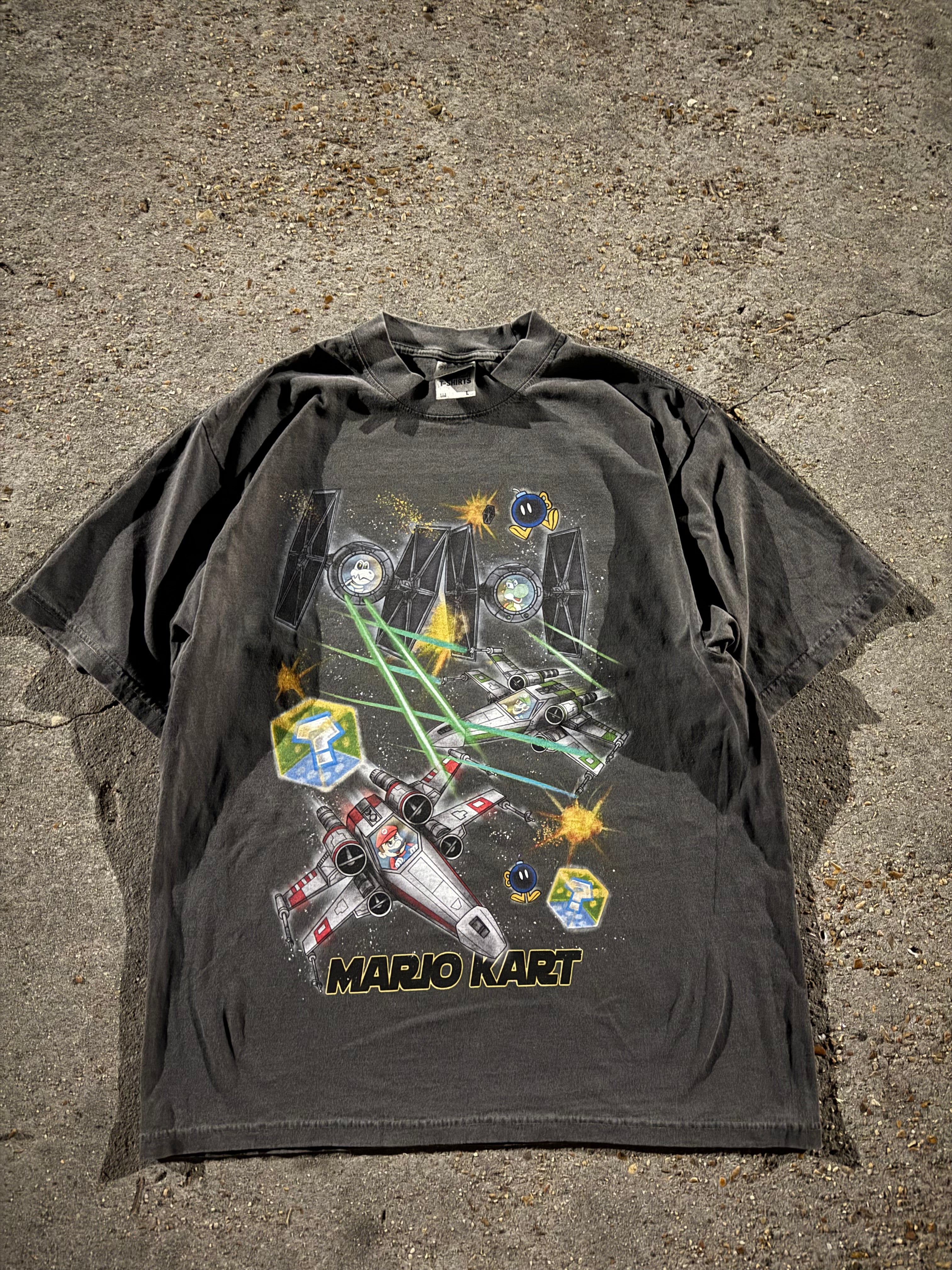 “Kart Wars” Premium Tee In Faded Black