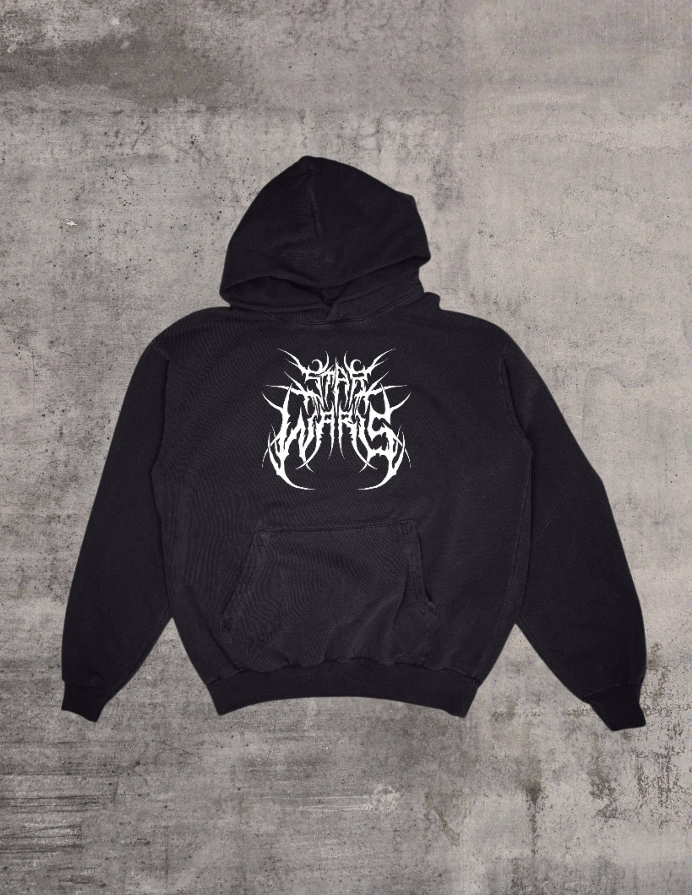 “Dark Side V2” Premium Hoodie In Off-Black