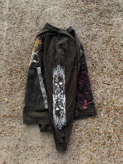 "Despair" Premium Longsleeve Tee in Faded Black