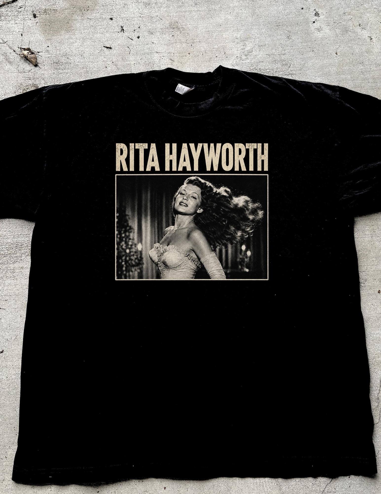 “Hair Flip” Premium Tee in Black