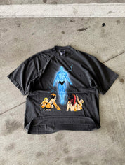 “Knowledge Is Power” Premium Tee In Faded Black