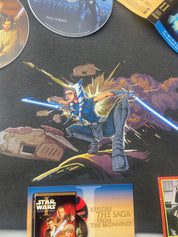 "Ashes of the Republic" Premium Tee In Faded Black