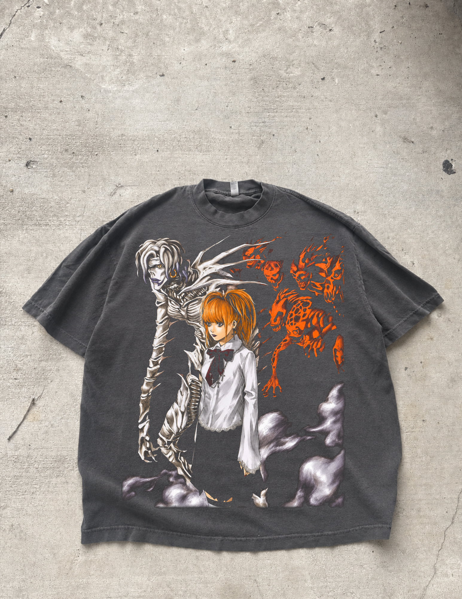“Ghost” Premium Tee in Faded Black