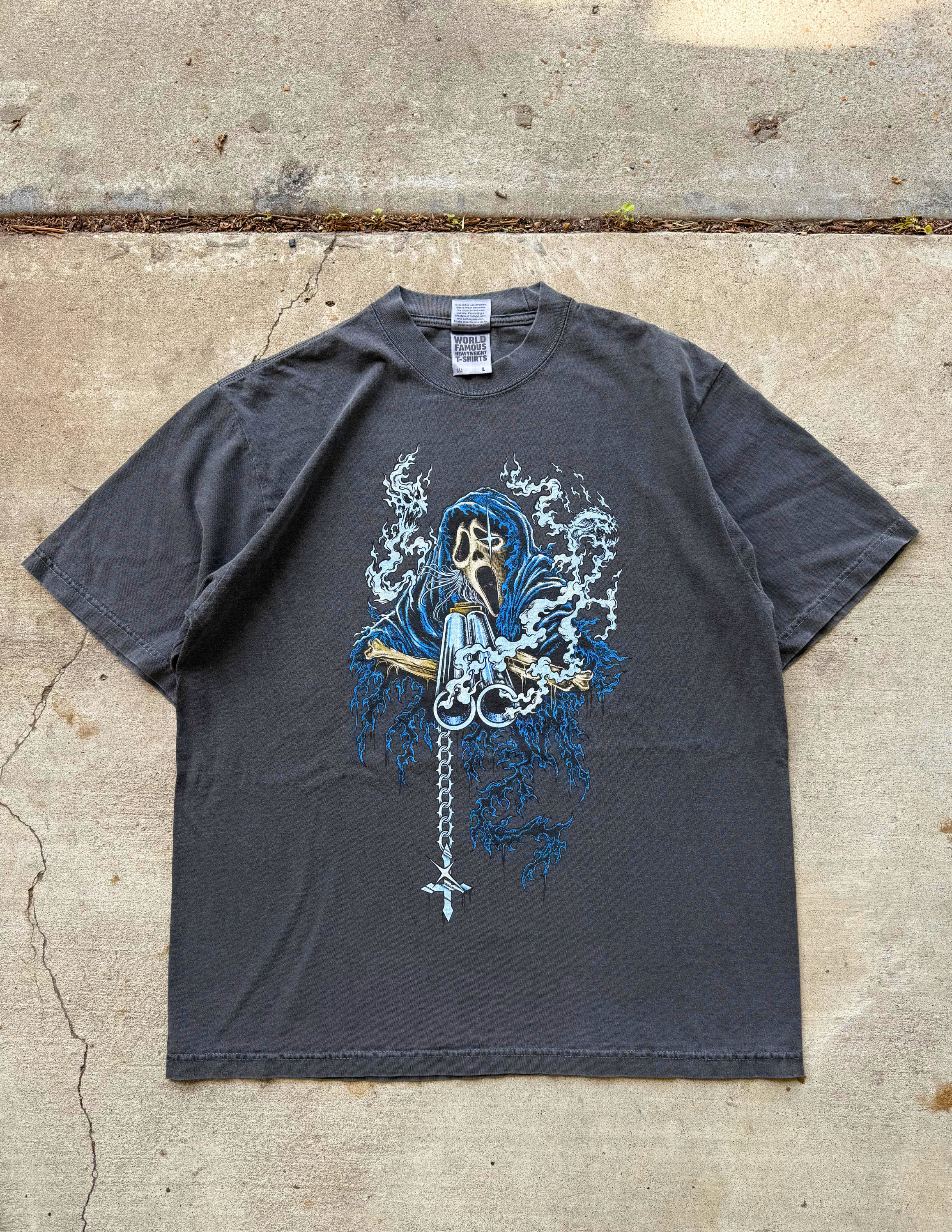 "What’s Your Favorite Scary Ending?" Premium Tee In Faded Black *Limited