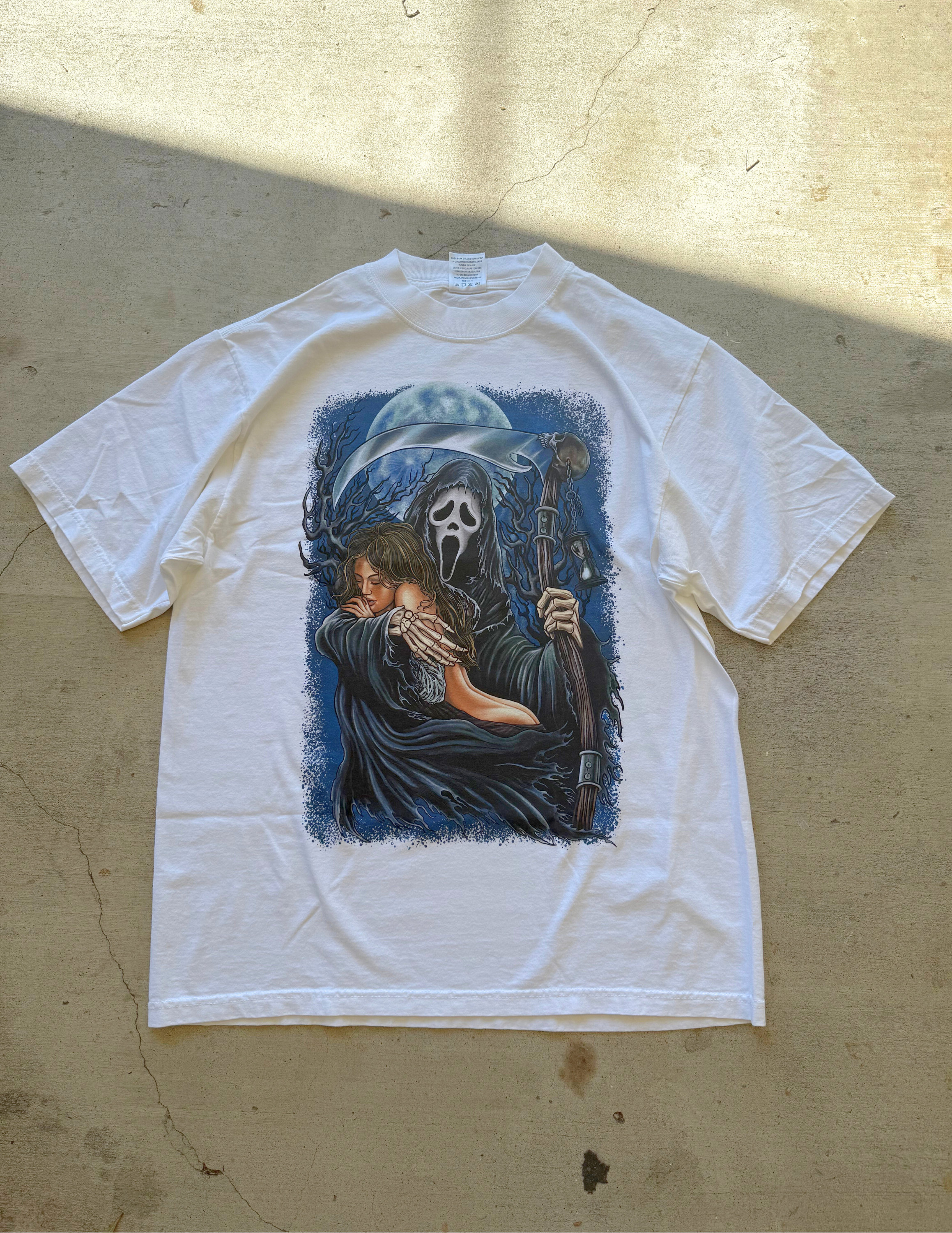 “Love Me to Death" Premium Tee In White