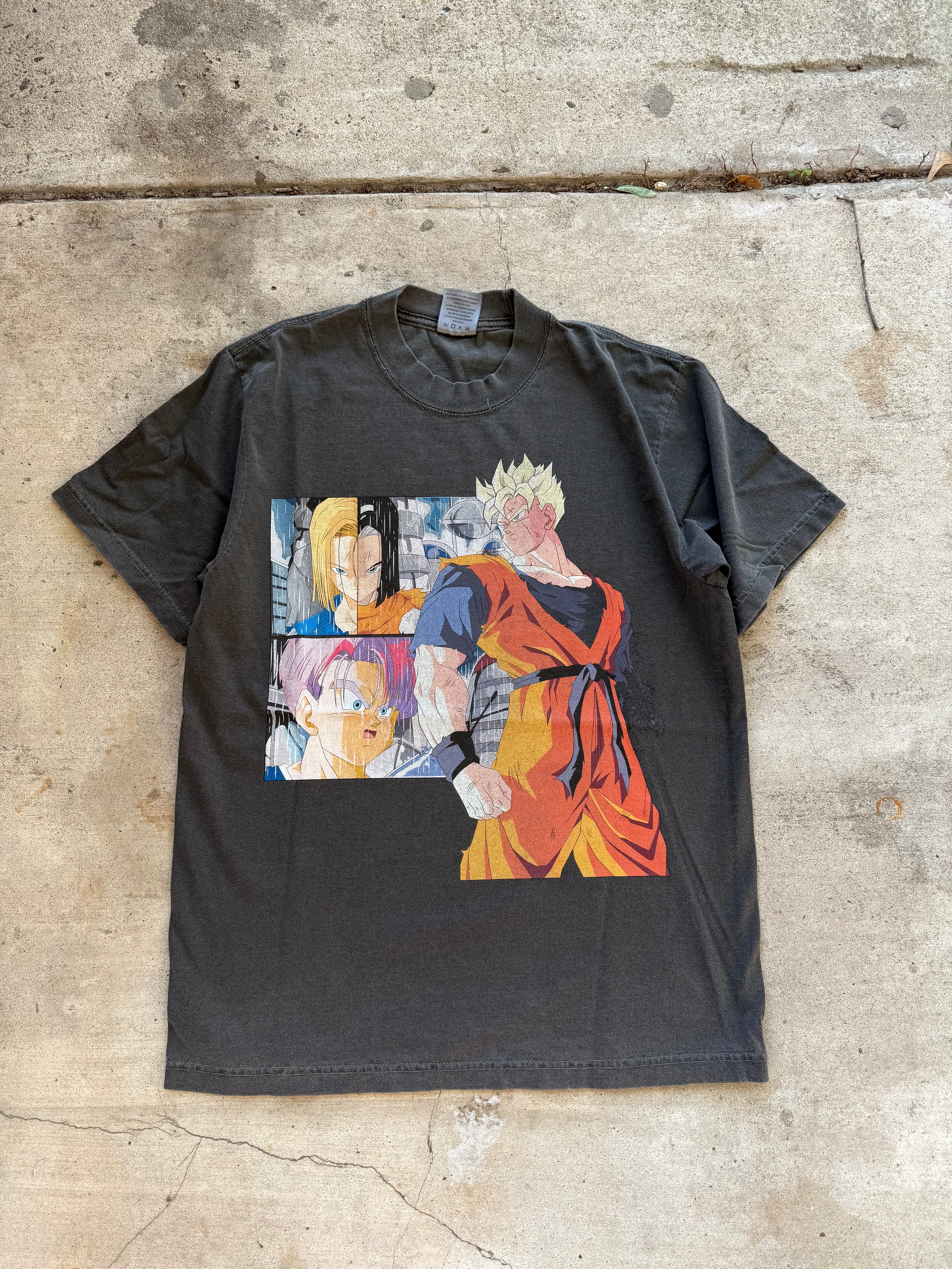 “Broken Future” Premium Tee In Faded Black