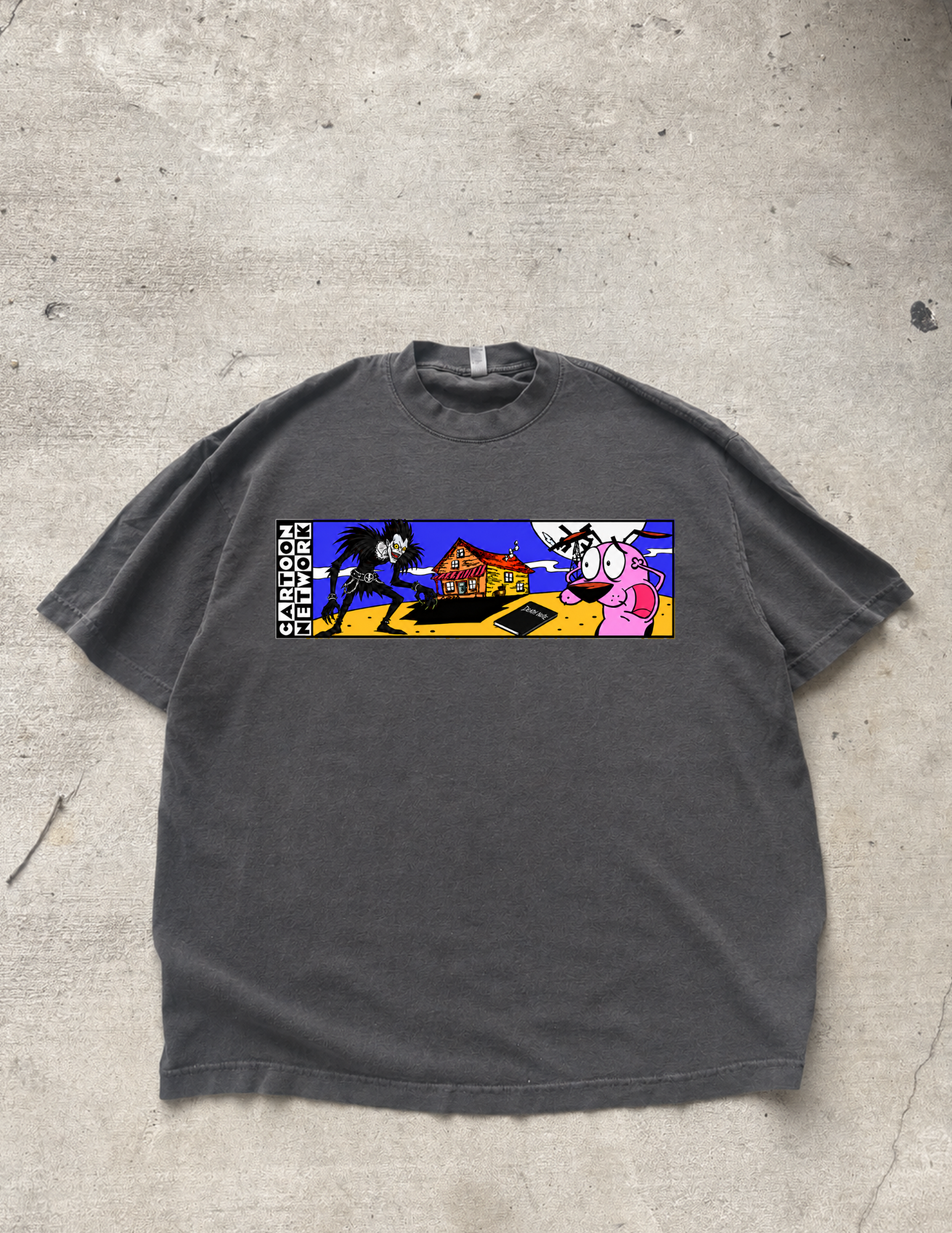 “Nowhere to Hide” Premium Tee in Faded Black