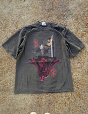 “Despair” Premium Tee In Faded Black