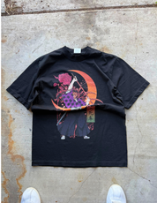 “Crimson Night” Premium Tee In Black
