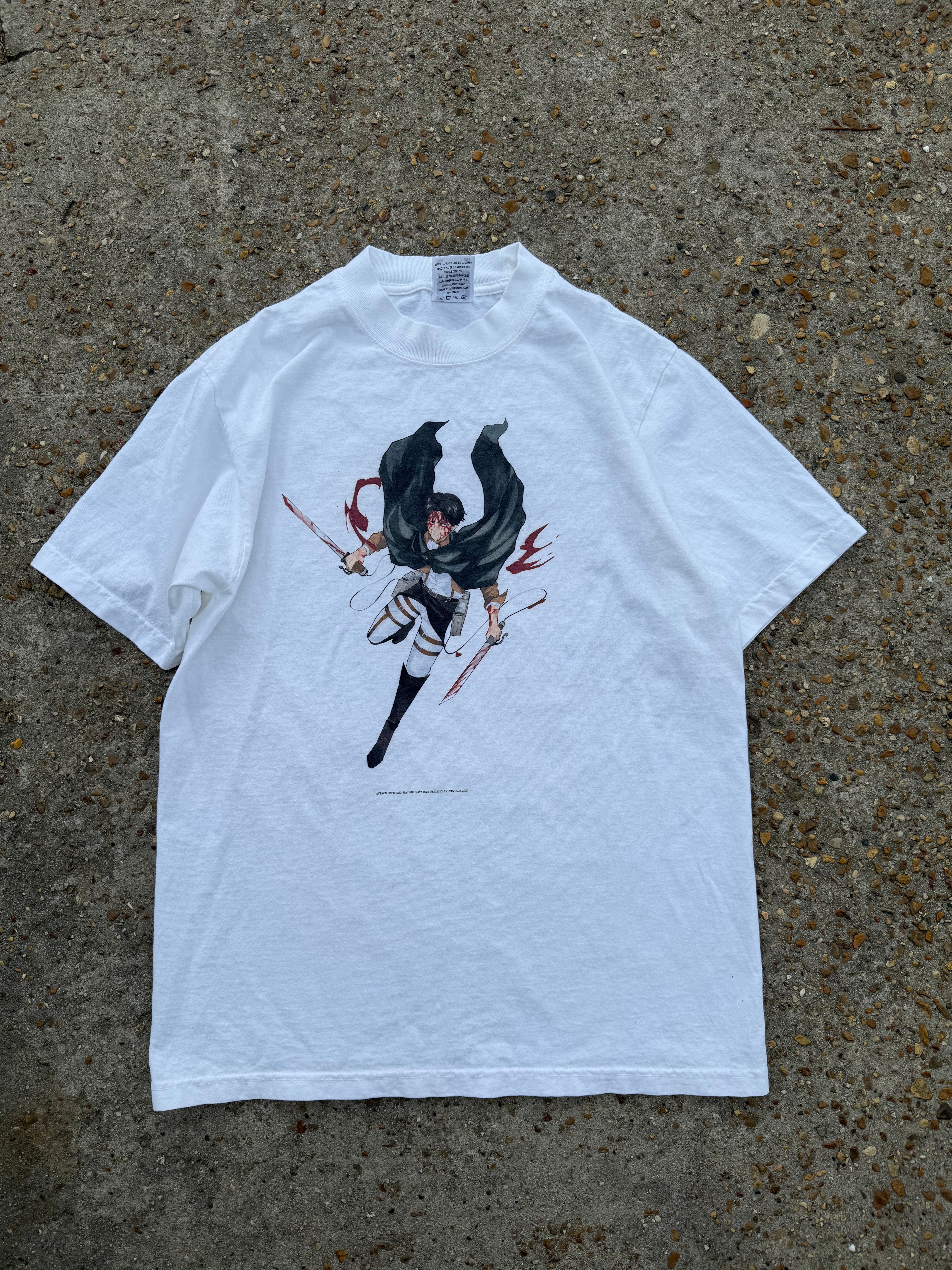“Levi vs Beast Titan” Premium Tee In White