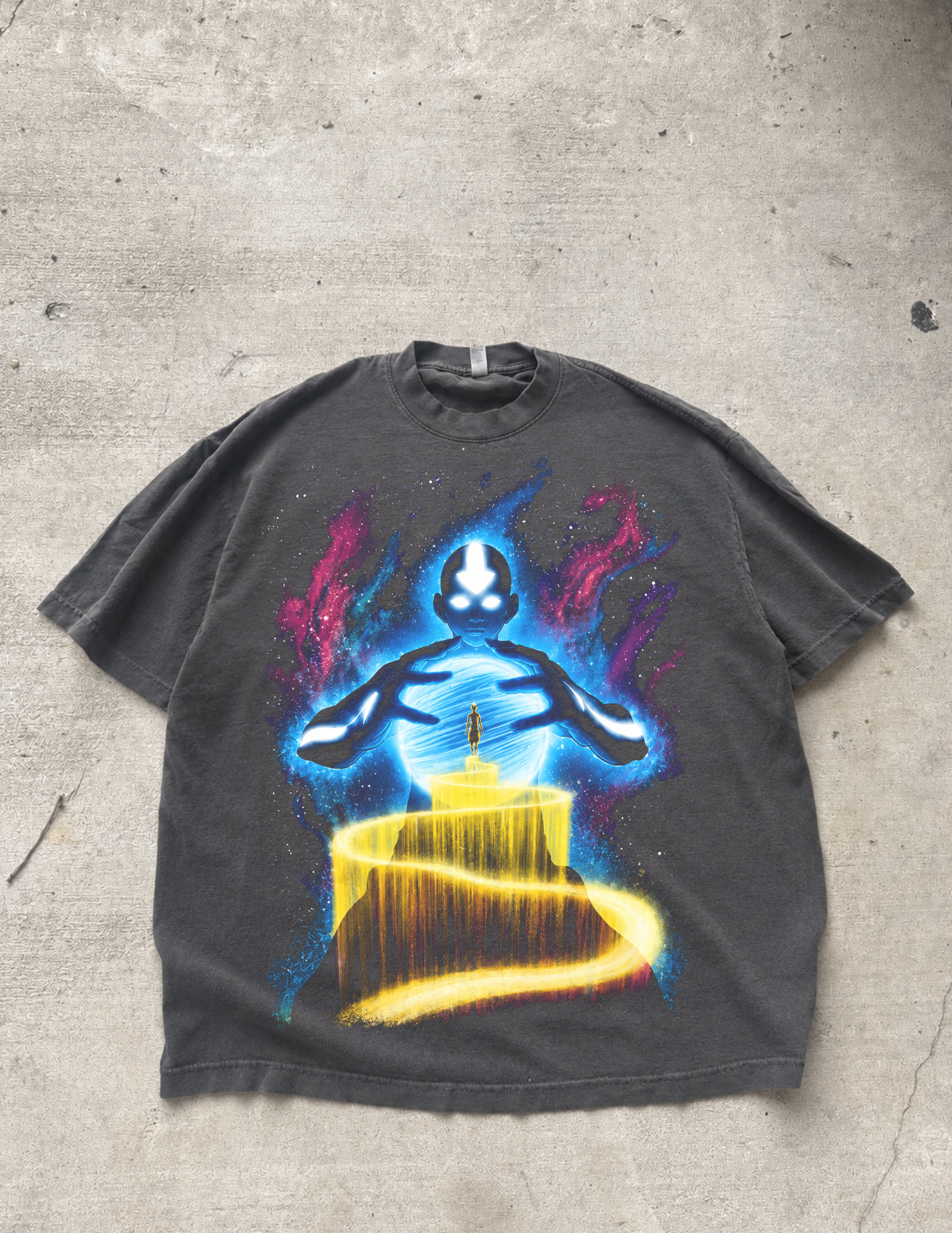 “Generation” Premium Tee in Faded Black