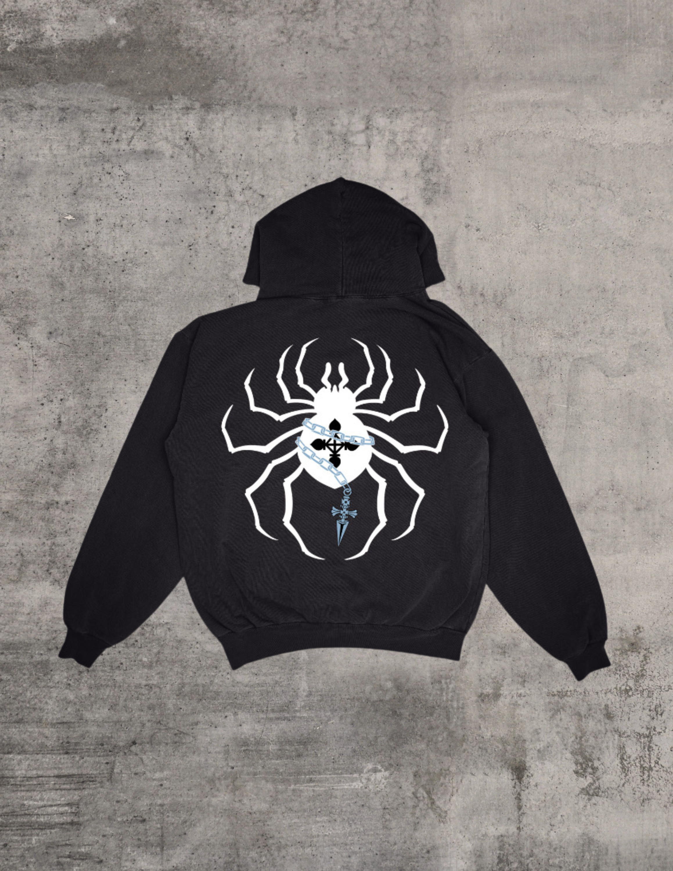 “Out For Blood” Premium Hoodie In Off-Black