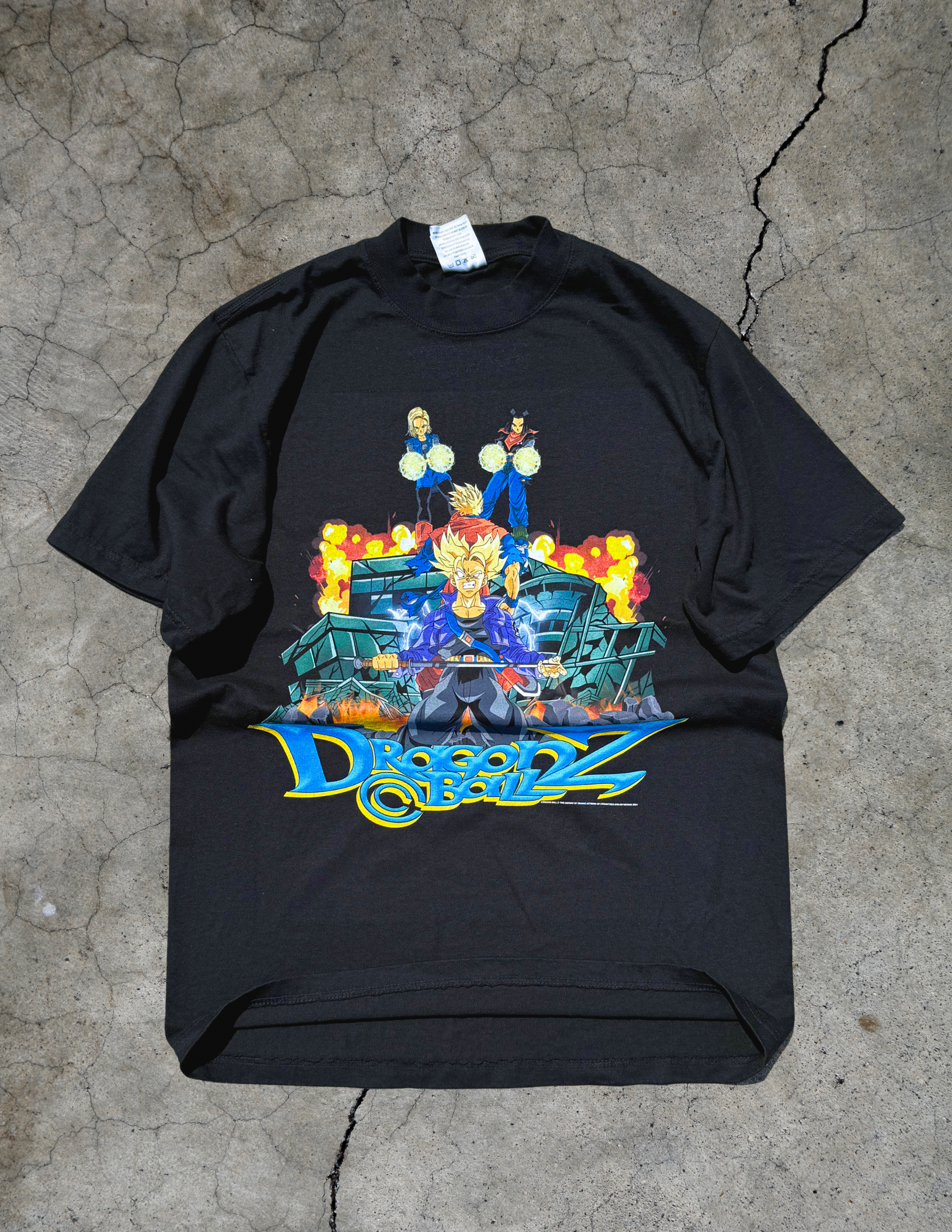 “Androids vs Saiyans" Premium Tee In Black