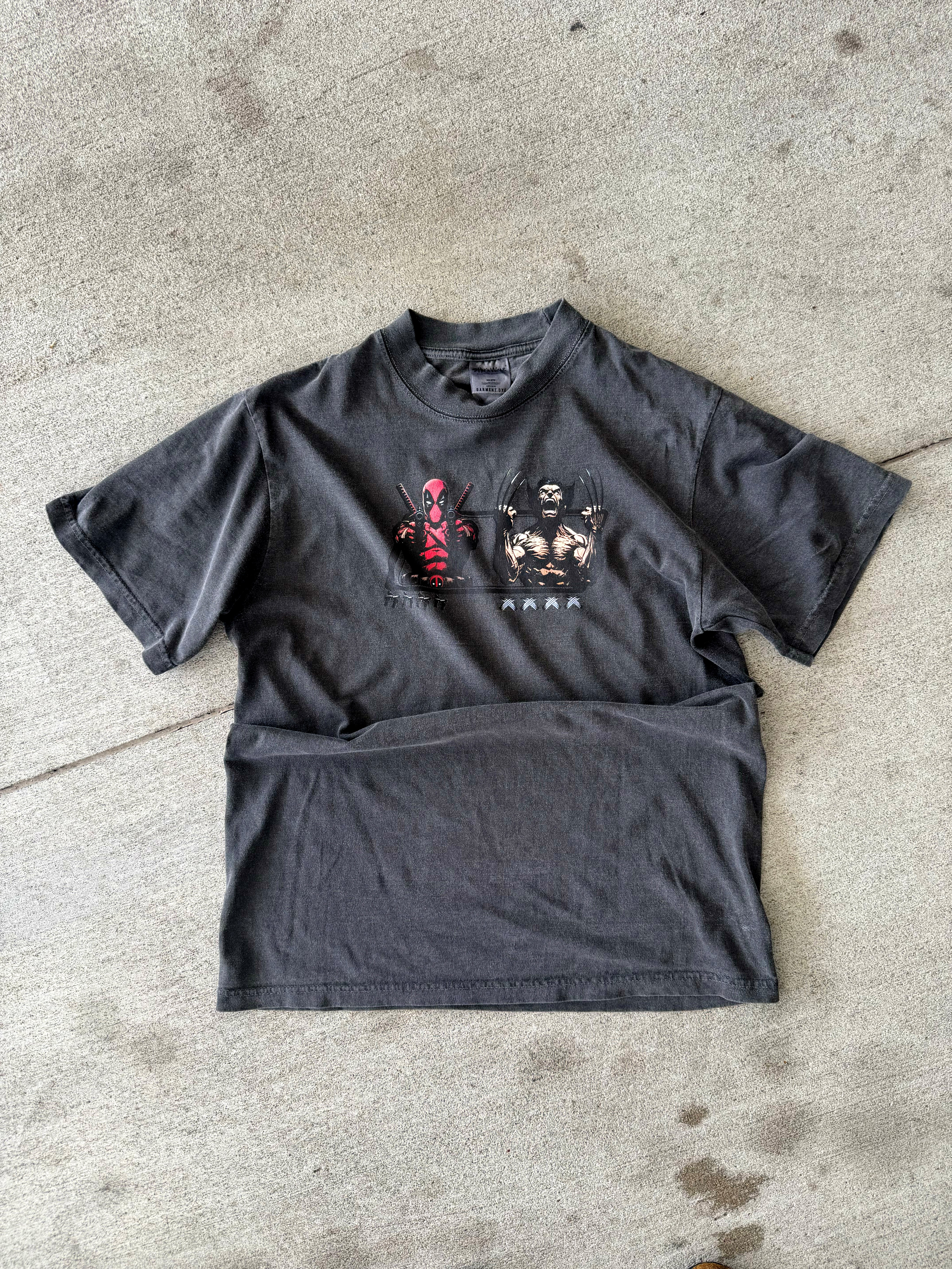 “Maximum Effort” Premium Tee In Faded Black