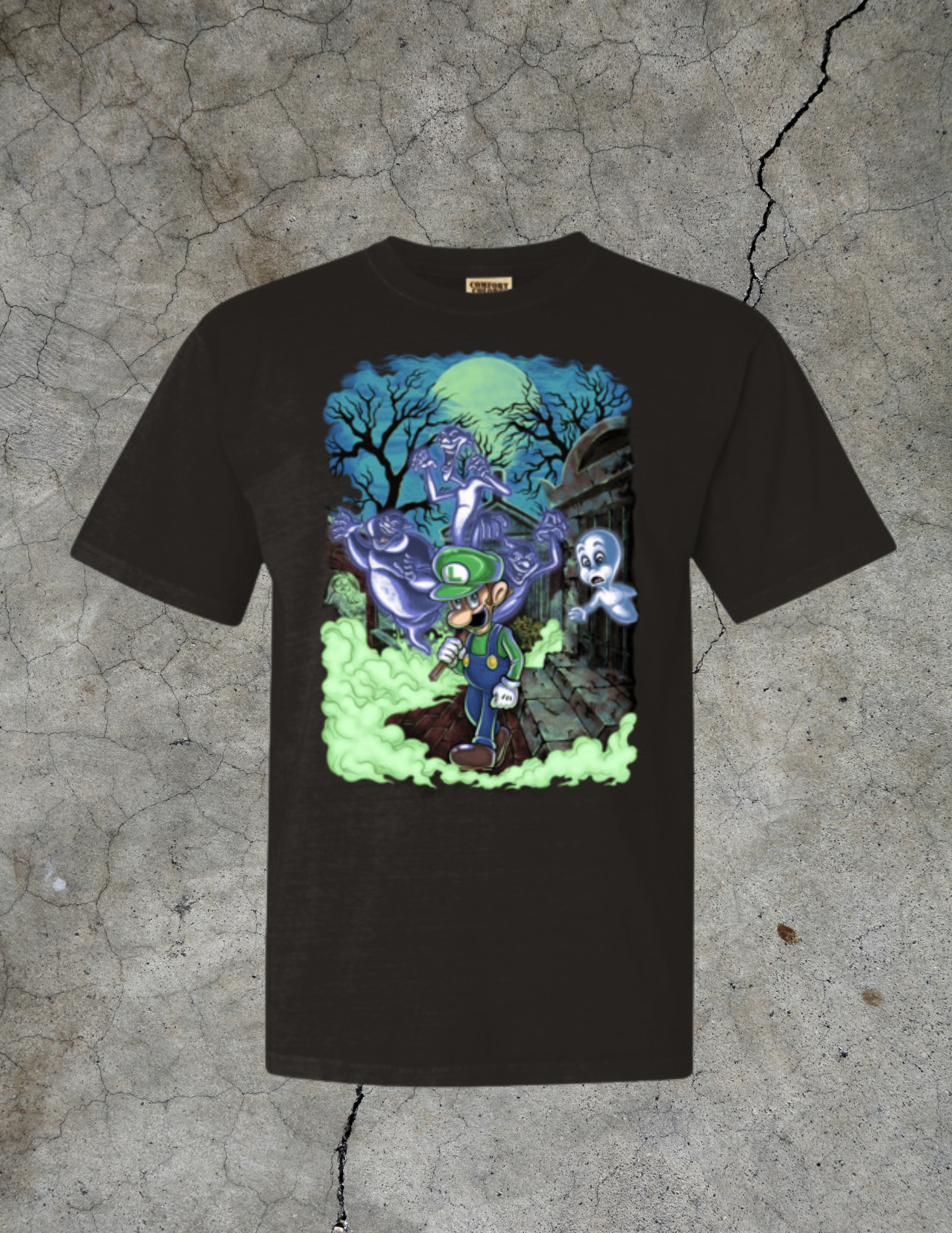 “The Unfriendly Plumber" Essential Tee In Black