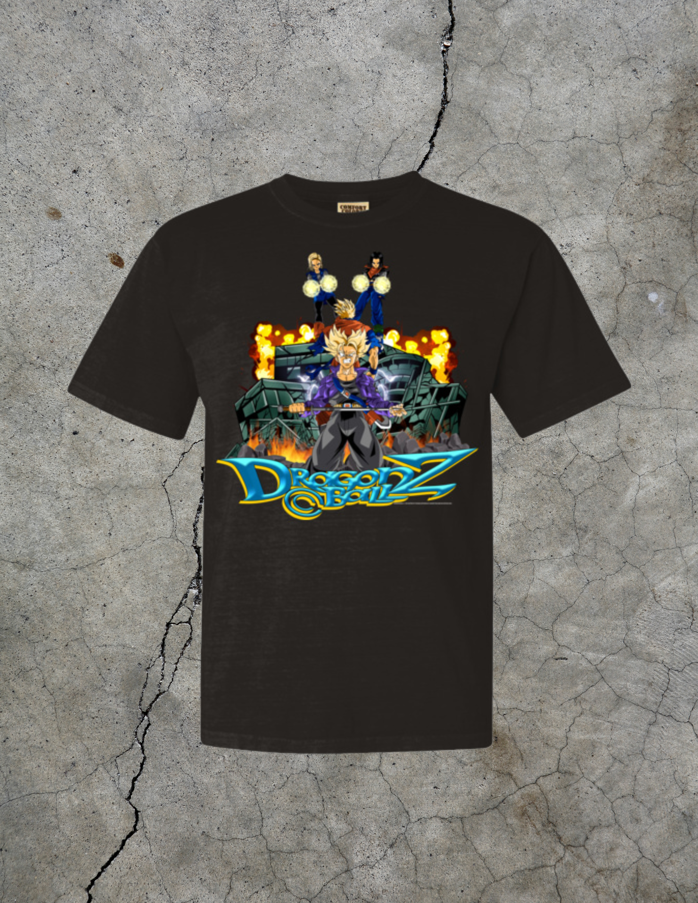 “Androids vs Saiyans” Essential Tee In Black